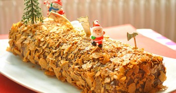 Bûche au chocolat comme un Trianon