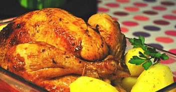 Poulet rôti aux herbes de Provence