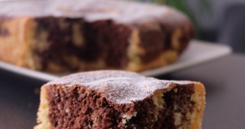 Le gâteau Romantique : un gâteau marbré au chocolat