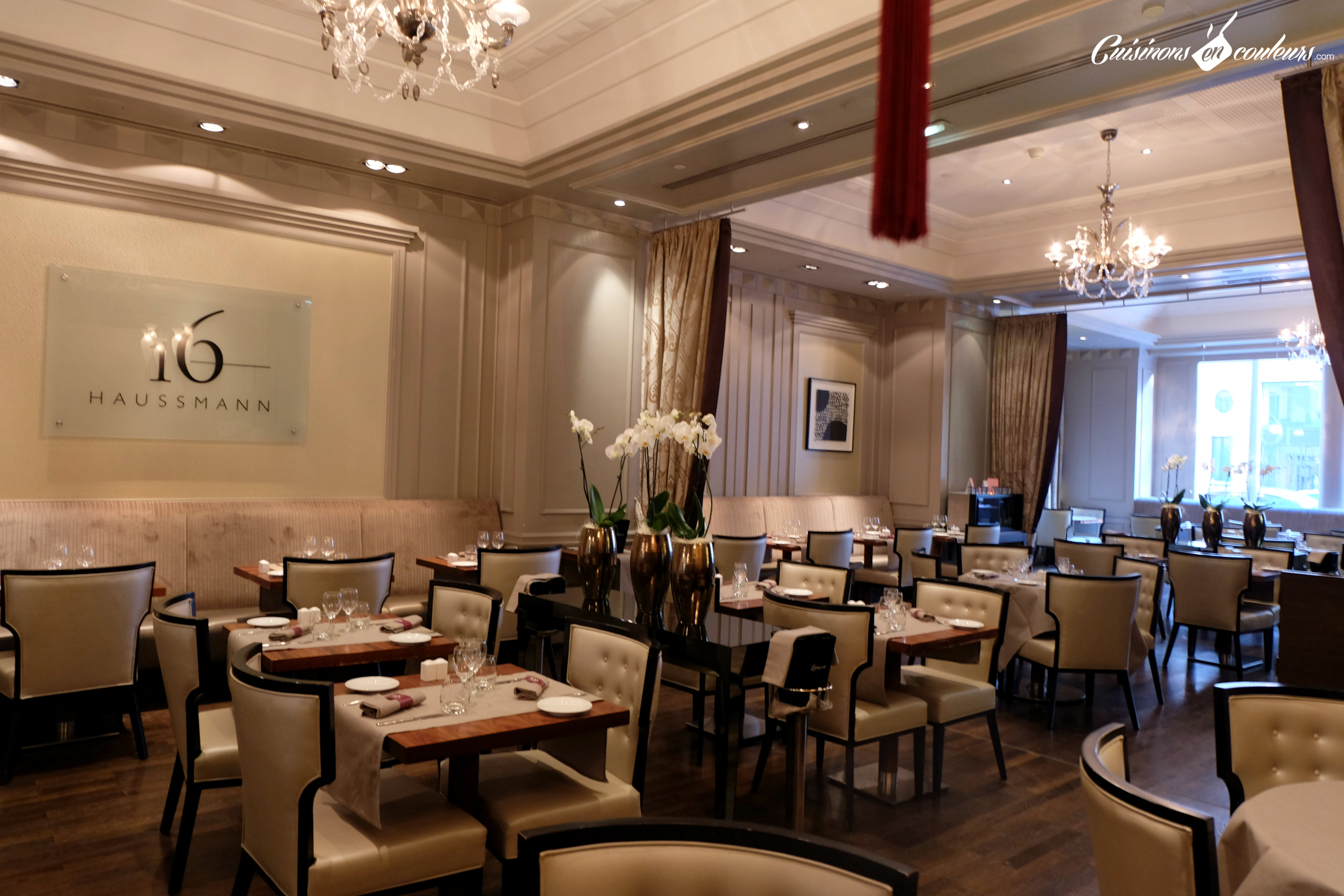 Le 16 Haussmann, le restaurant du Paris Marriott Opéra Ambassador