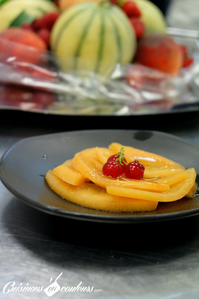 carpaccio de melon