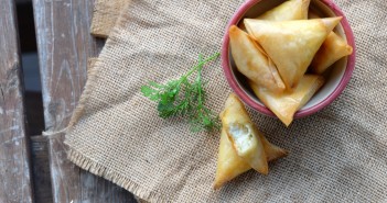 Briouates au fromage Kiri et à l’ail