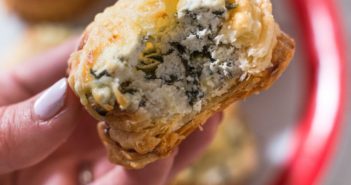 Vol-au-vent aux épinards et fromage de chèvre frais