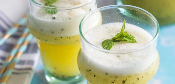 Smoothie ananas et menthe au Companion XL