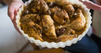 Morceaux de poulet aux épices au four