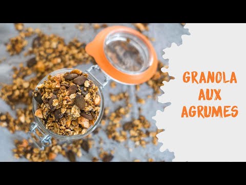 Granola aux agrumes