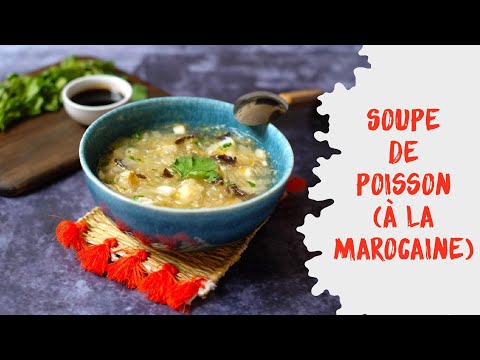 Soupe de poisson, aussi appel&eacute;e soupe chinoise au Maroc