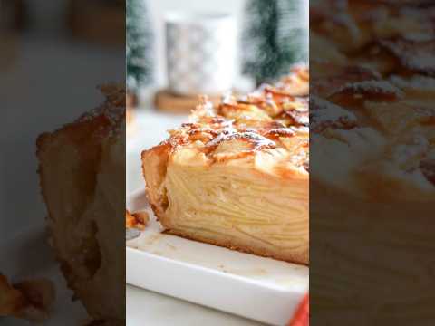 Le g&acirc;teau invisible aux pommes