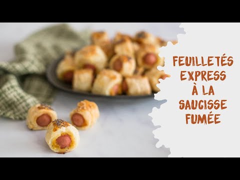 Feuilletés EXPRESS &agrave; la saucisse fumée