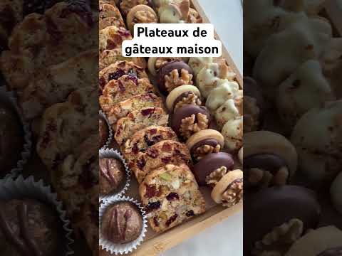 Plateaux de sabl&eacute;s maison