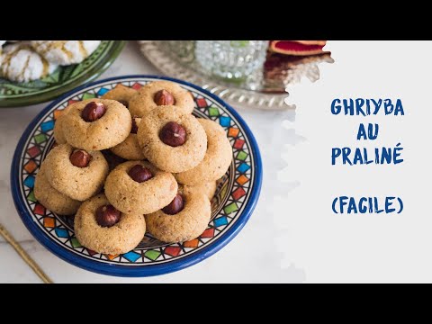 Ghriyba au pralin&eacute;, la recette facile pour l