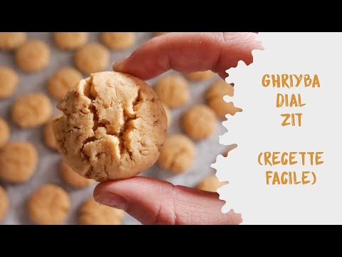 Ghriyba dial zit, la recette facile et express