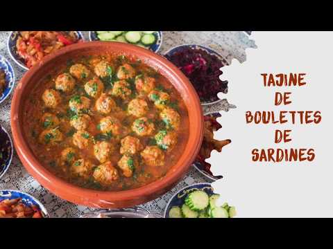 Tajine de boulettes de sardines &agrave; la sauce tomate