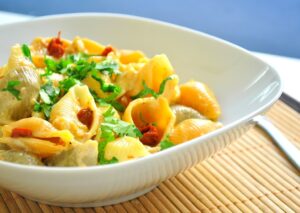 Conchiglie Rigate aux tomates séchées et à la Ricotta