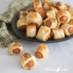 Feuilletés à la saucisse fumée