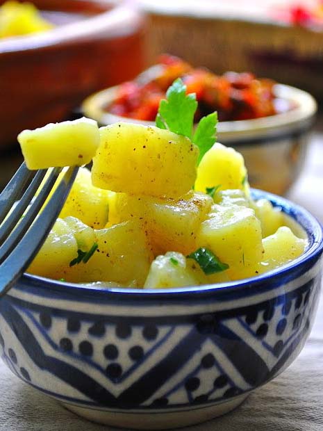 Salade de pommes de terre au cumin
