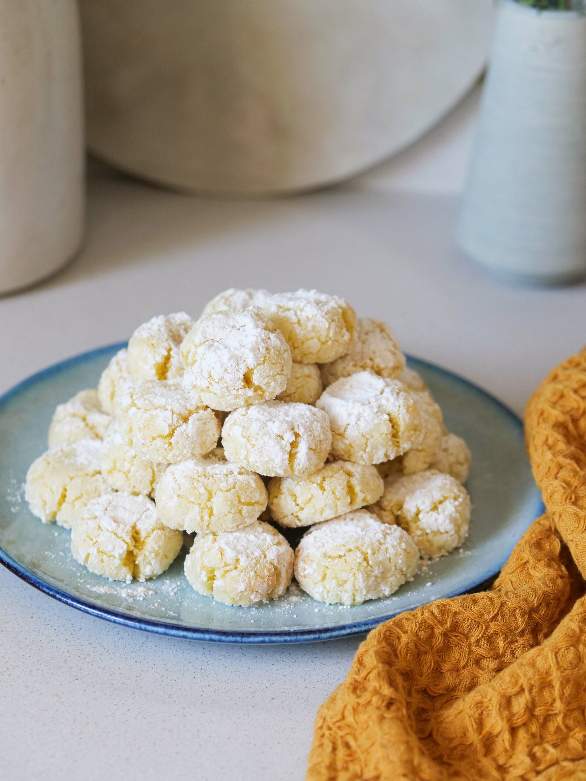 Gâteau marocain à la semoule et à la noix de coco