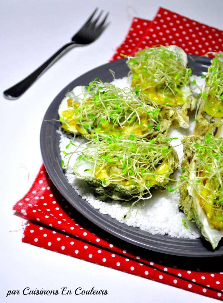 huitres gratinées