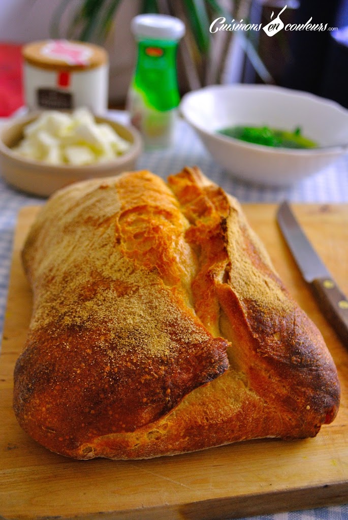 DSC_0014 - Cheese & garlic bread : un pain fourré au fromage et à l'ail!