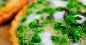 Tartelettes salées aux petits pois et à la menthe