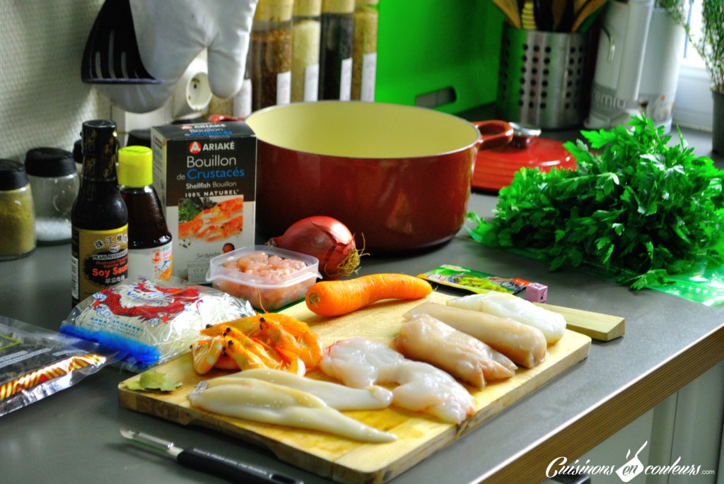 DSC_0020-1-1024x685 - Soupe Chinoise : Poissons, Crevettes, Vermicelles et plein de bonnes choses...