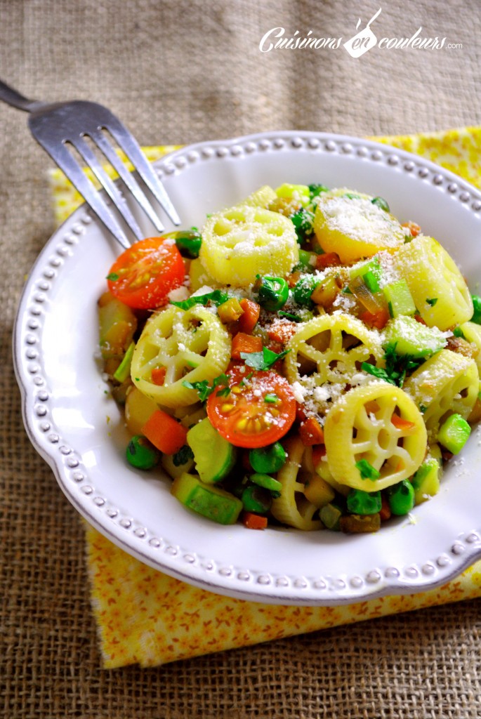 pates-aux-le%CC%81gumes-685x1024 - Ruote con verdure, autrement dit des pâtes aux légumes