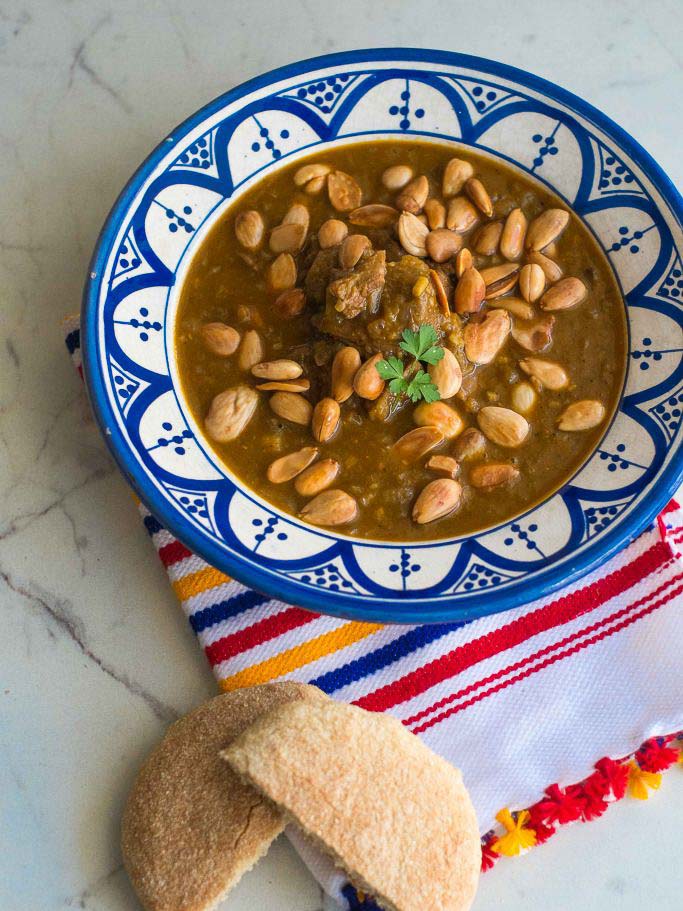 Tfaya, le confit d’oignons et raisins secs  caramélisés