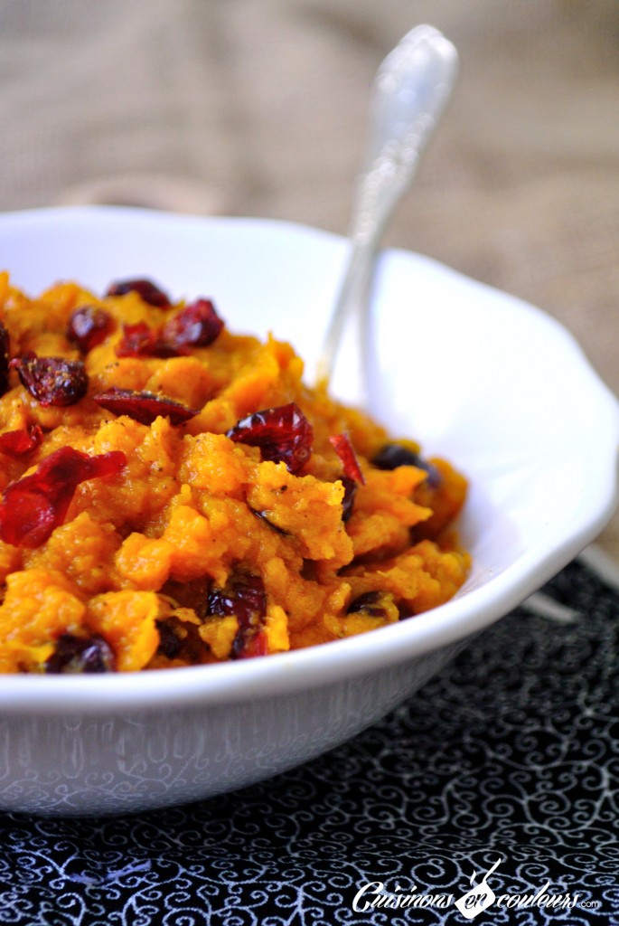 patates douces cranberries