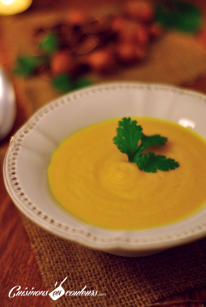 soupe butternut courge