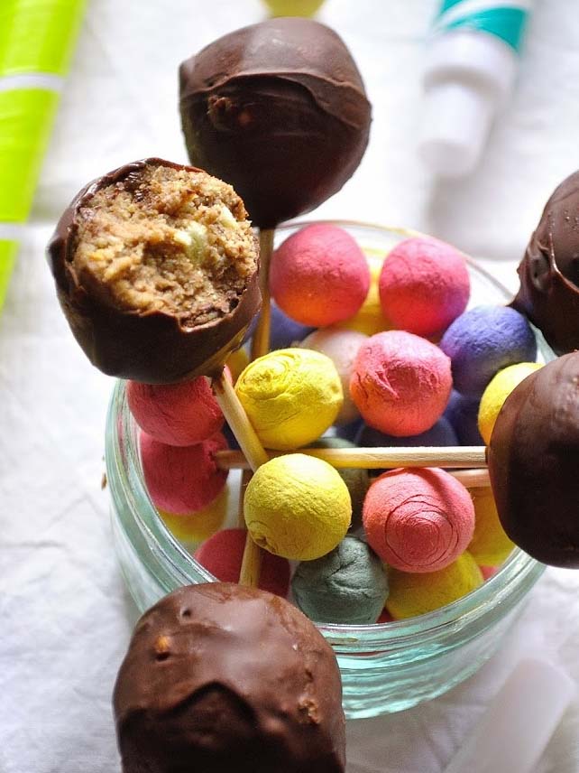 Cake pop’s au Carré Frais et au chocolat en poudre Banania