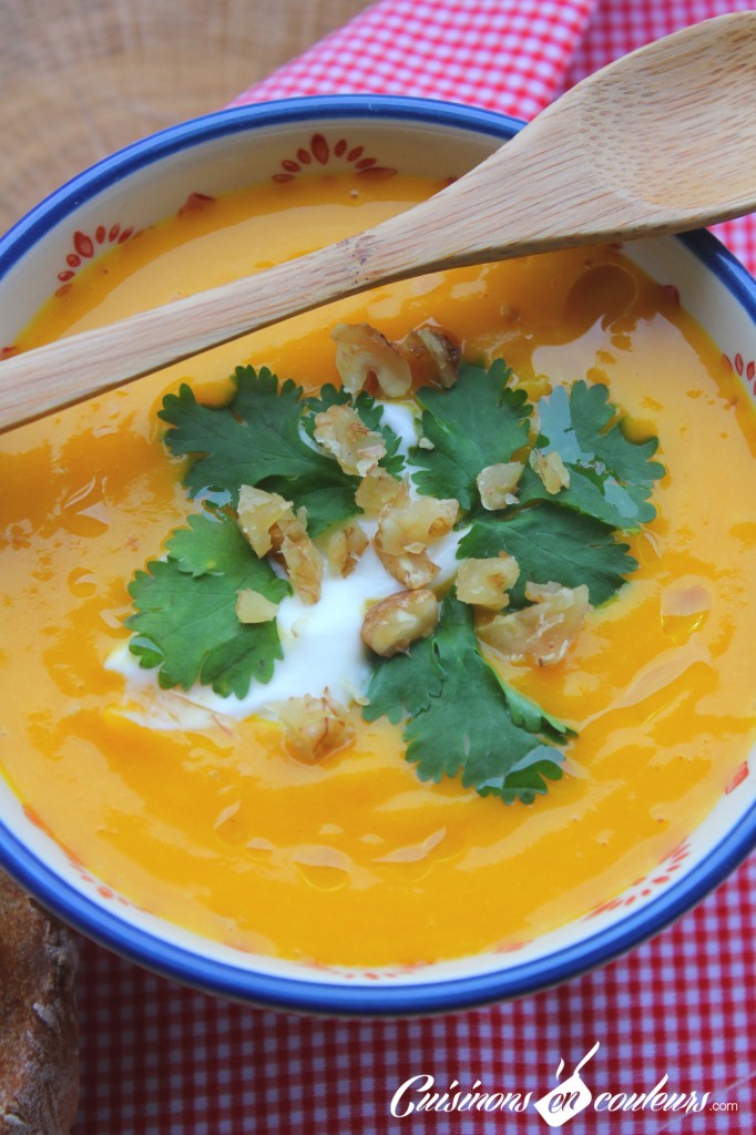soupe potiron cuisinons en couleur