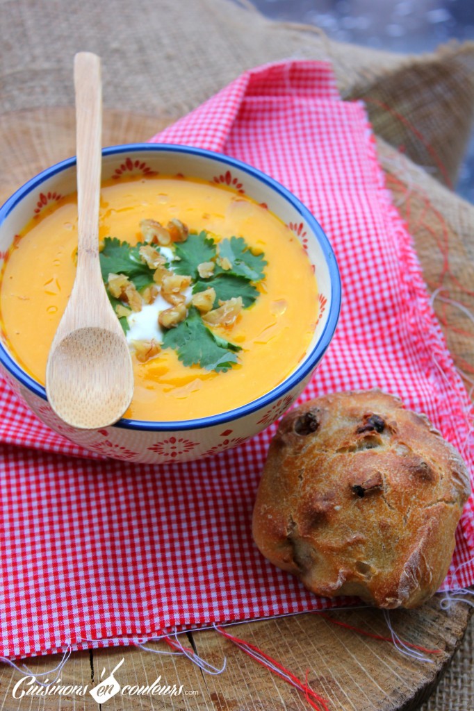 soupe potiron noix