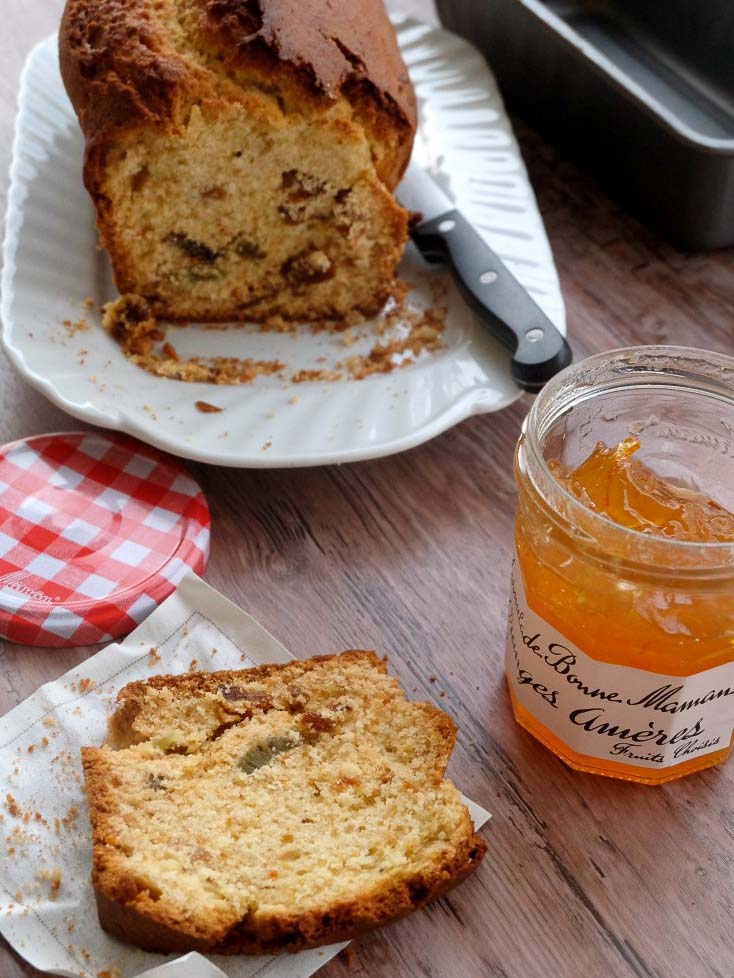 Cake façon pain d’épices à la confiture d’oranges amères