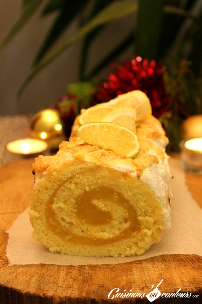 buche citron noel