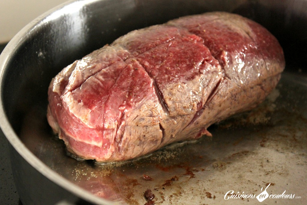 colorer le roti de boeuf