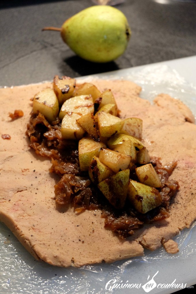 foie gras aux poires