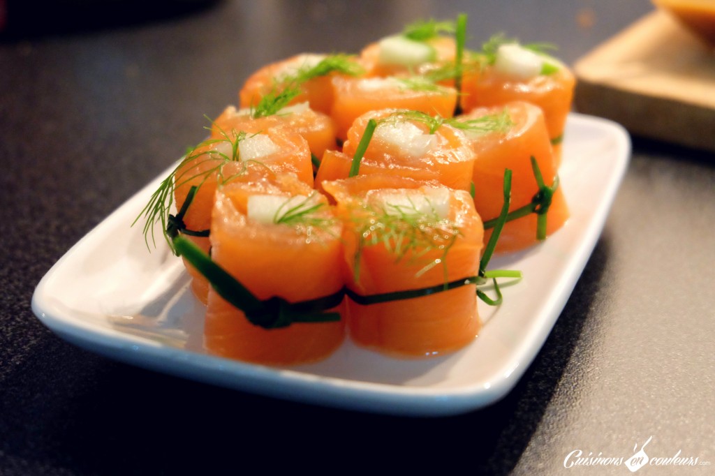 maki de saumon fume