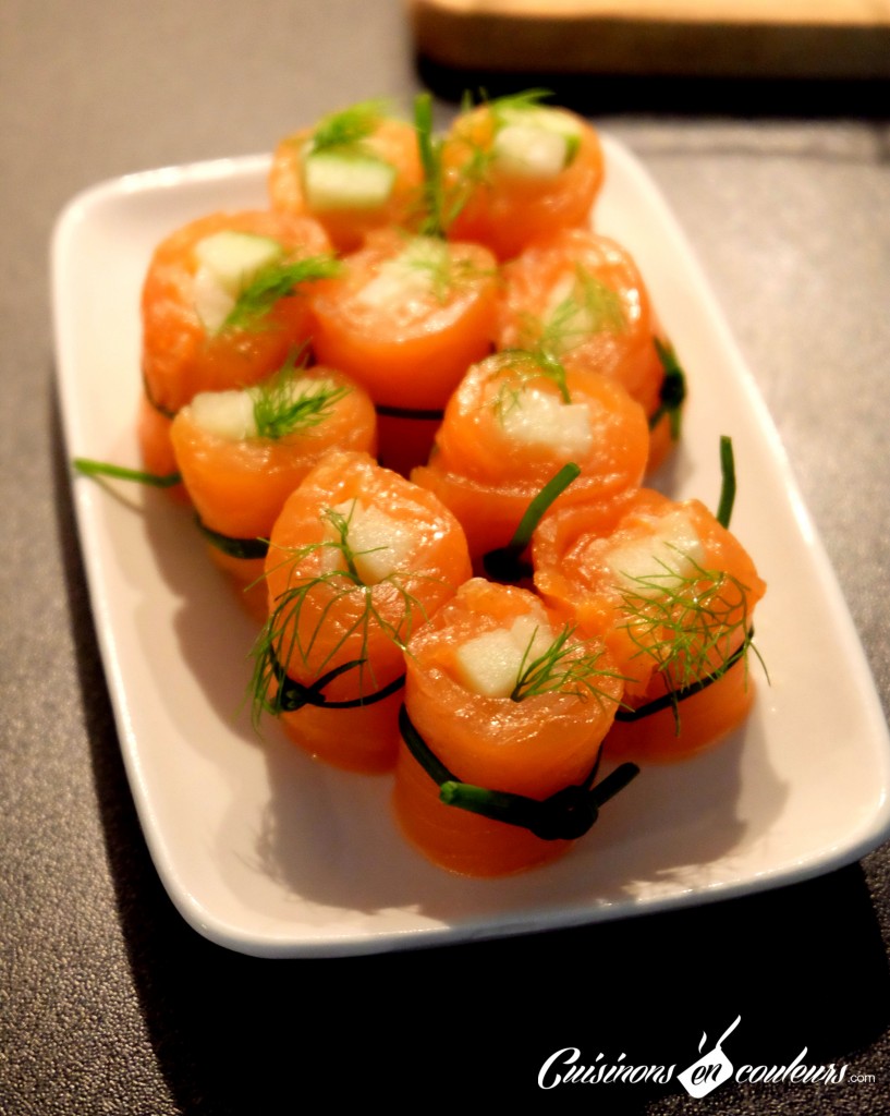 maki saumon pomme fenouil