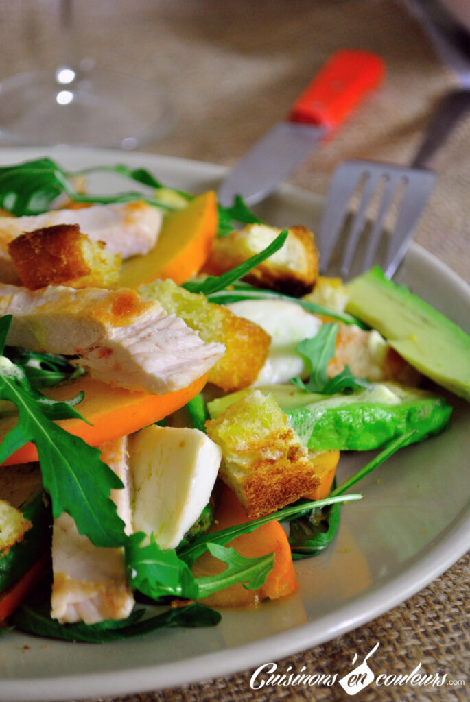 salade poulet kaki