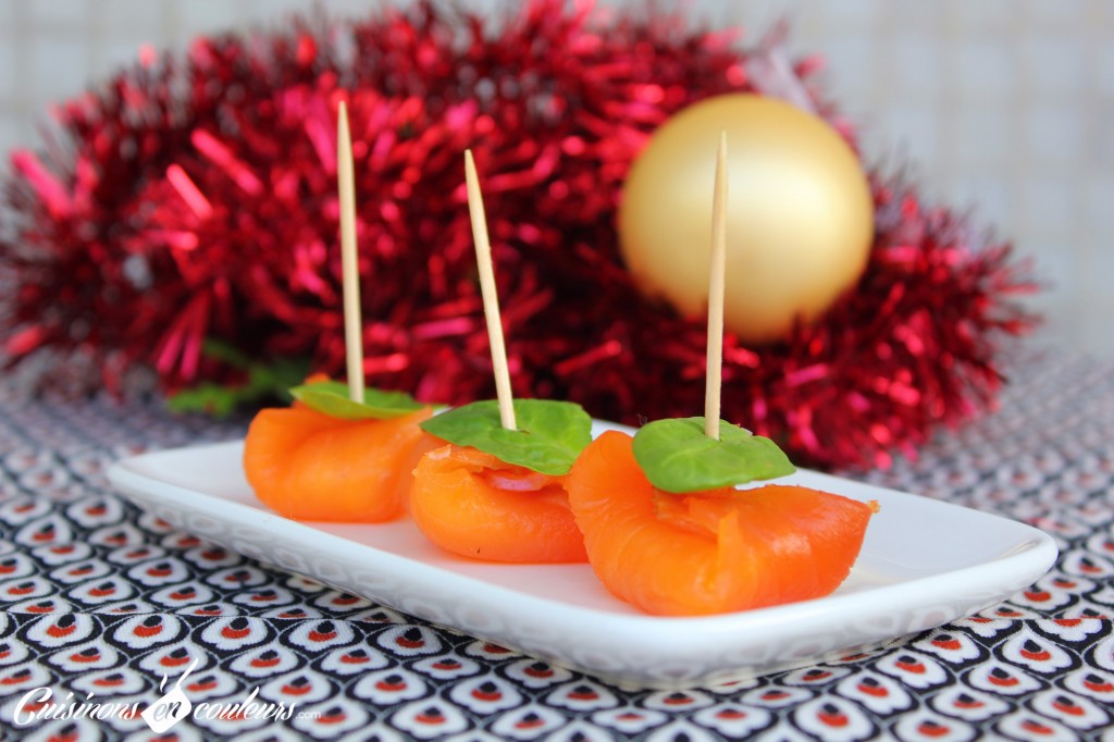 saumon mangue bouchee