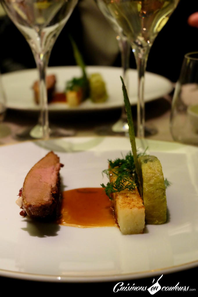 Canard des immortels barre de riz croustillant
