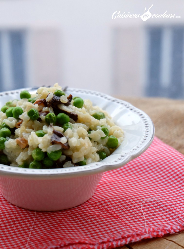 risotto-express-756x1024 - Risotto express aux petits pois et aux champignons