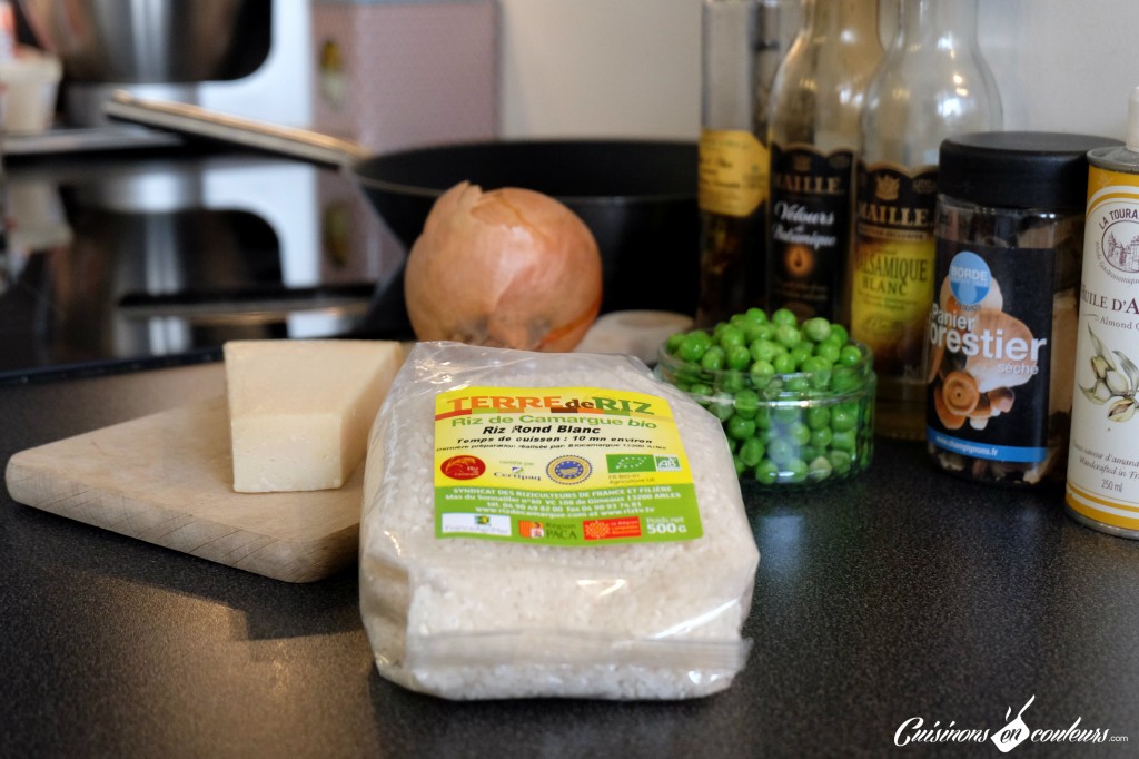 riz-de-camargue-1024x682 - Risotto express aux petits pois et aux champignons