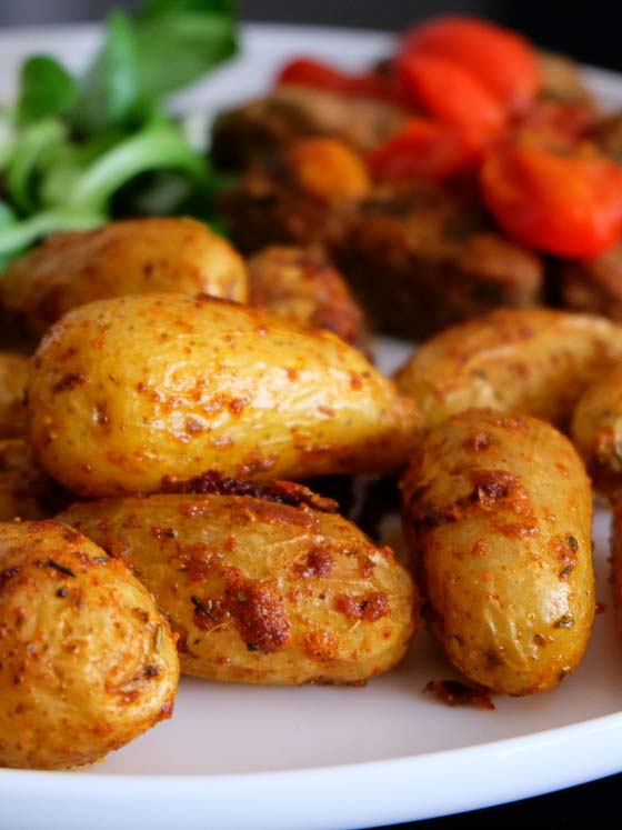 Pommes de terre aux épices rôties