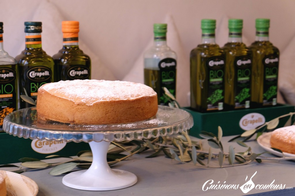 Gâteau Romantique à l'huile d'olive Carapelli