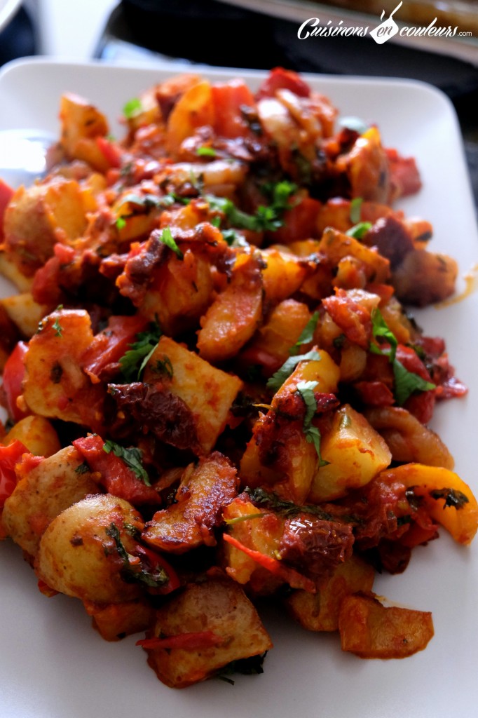 Caponata de pommes de terre