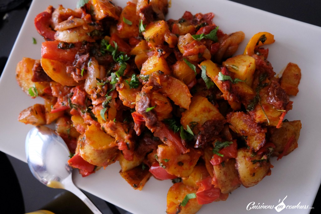 Caponata-pommes-de-terre-1024x682 - Salade de pommes de terre nouvelles façon Caponata