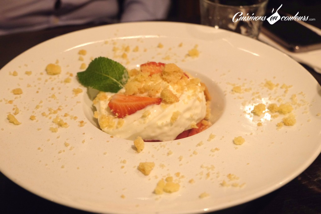 Le Comptoir des Arts - Sablé aux fraises - Paris 5