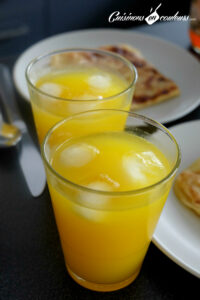 Une Orangeade, il commence à faire chaud !