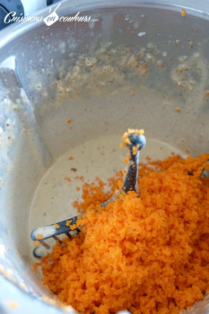Préparation du Carrot Cake au Thermomix